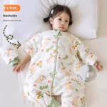 Baby's Split-Leg Cotton Sleeping Bag - Image 2